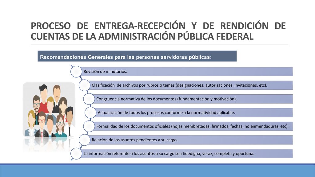 PROCESO DE ENTREGA-RECEPCIÓN Y DE RENDICIÓN DE CUENTAS DE LA ADMINISTRACIÓN PÚBLICA FEDERAL