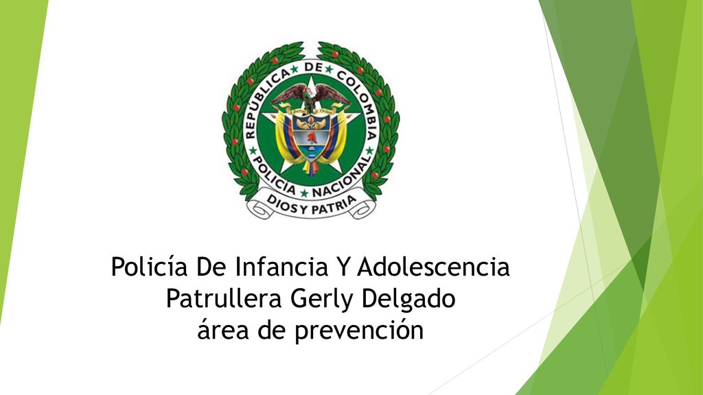 Policía De Infancia Y Adolescencia Patrullera Gerly Delgado área de prevención