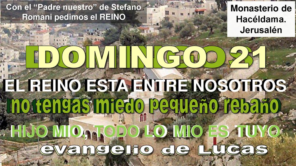 EL REINO ESTA ENTRE NOSOTROS EL REINO ESTA ENTRE NOSOTROS