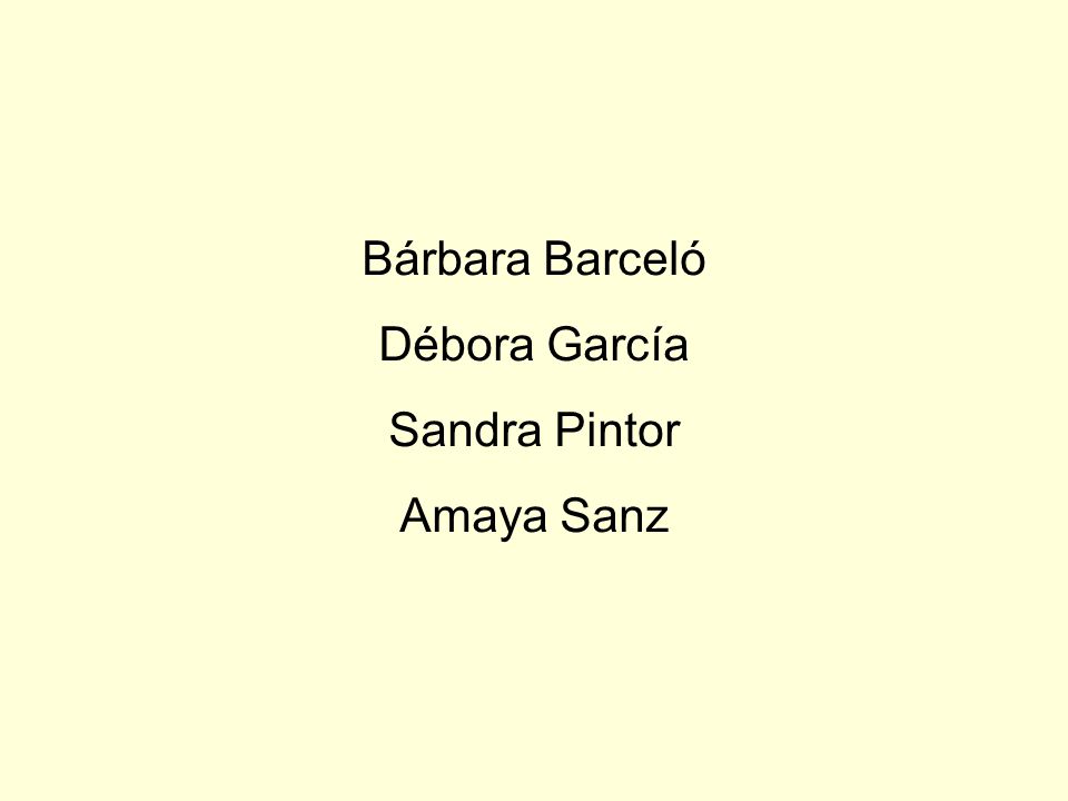 Bárbara Barceló Débora García Sandra Pintor Amaya Sanz