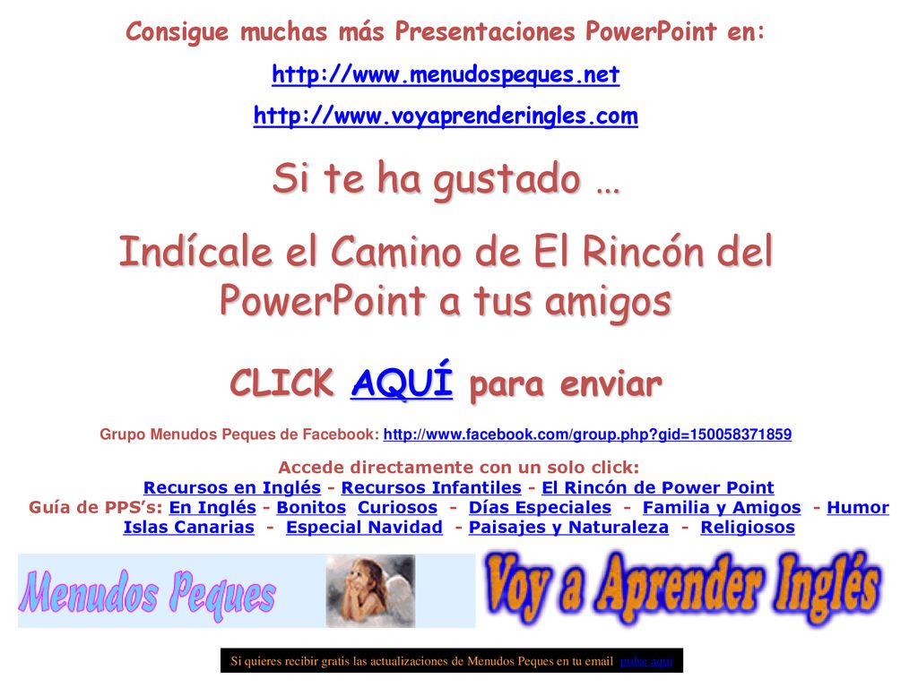 Indícale el Camino de El Rincón del PowerPoint a tus amigos