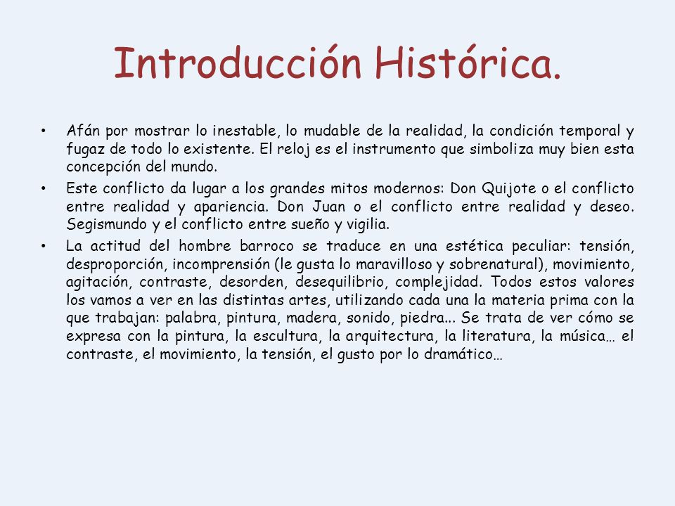 Introducción Histórica.
