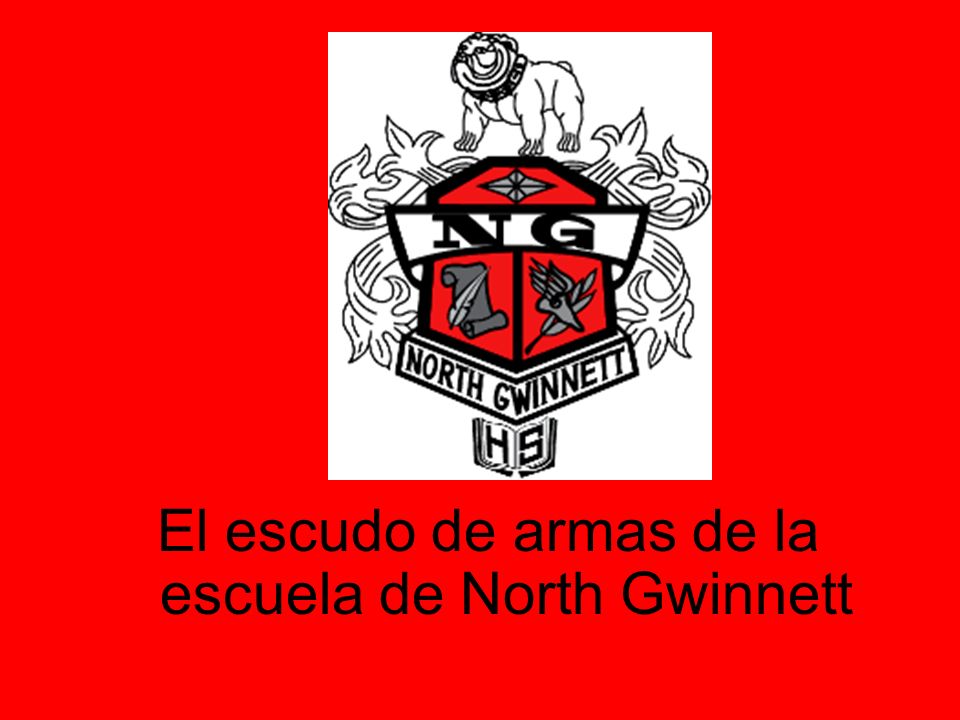 El escudo de armas de la escuela de North Gwinnett