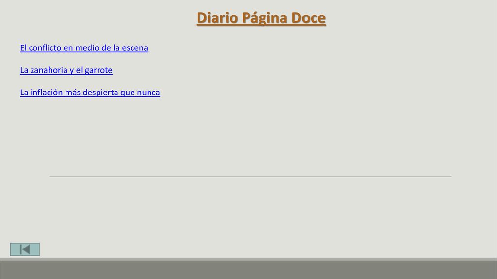 Diario Página Doce El conflicto en medio de la escena