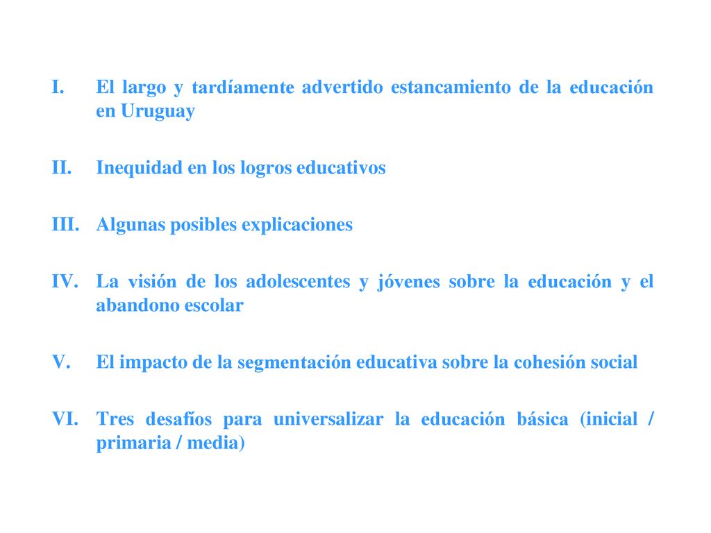 El largo y tardíamente advertido estancamiento de la educación en Uruguay