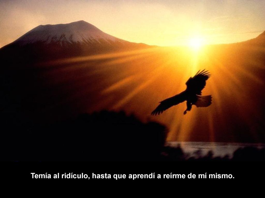Temía al ridículo, hasta que aprendí a reírme de mí mismo.