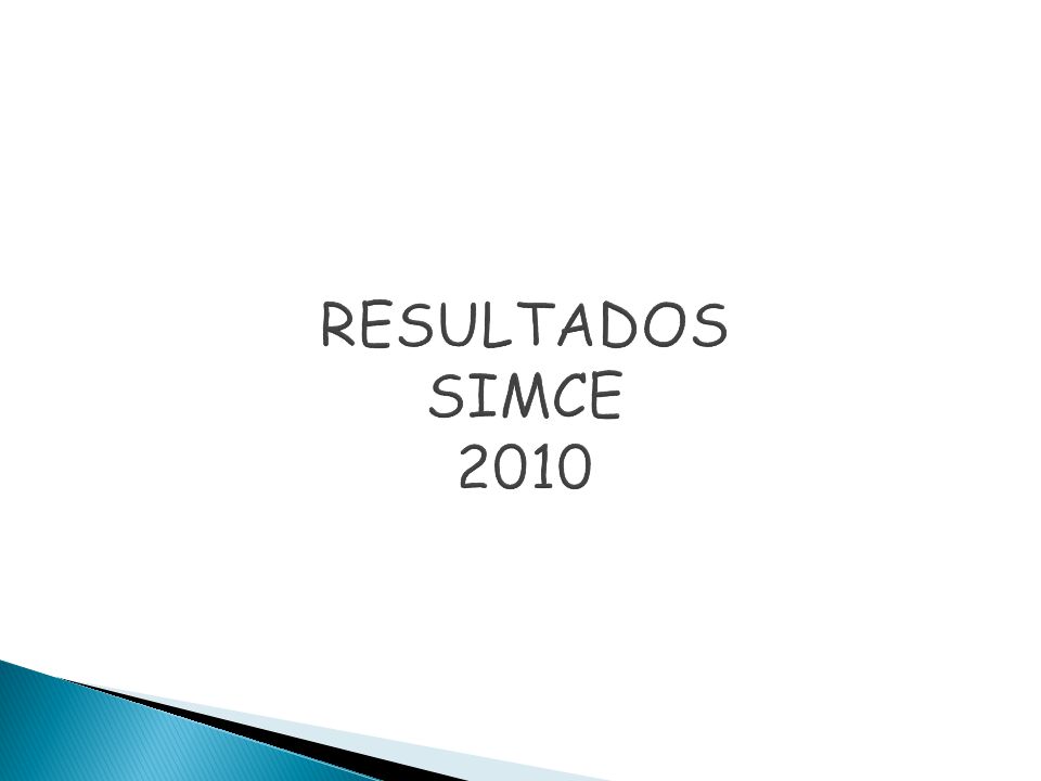 RESULTADOS SIMCE 2010