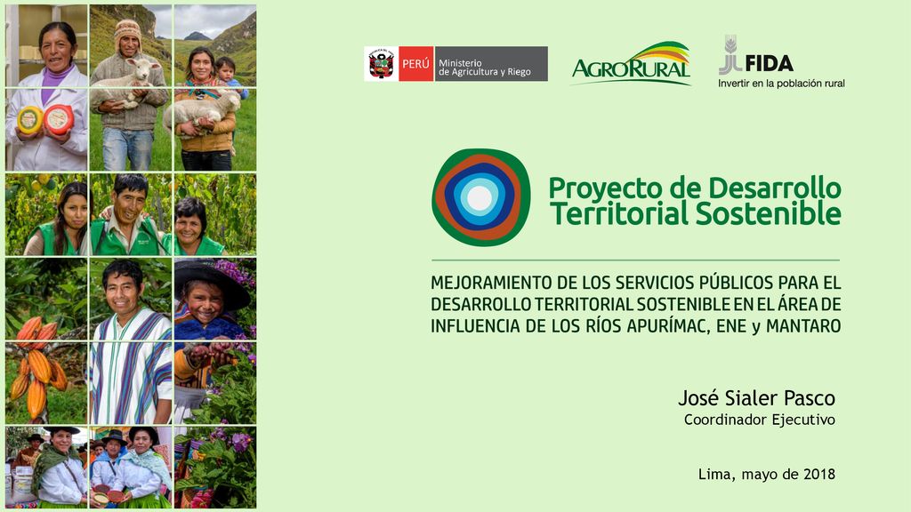 José Sialer Pasco Coordinador Ejecutivo Lima, mayo de 2018