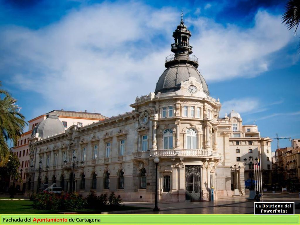 Fachada del Ayuntamiento de Cartagena