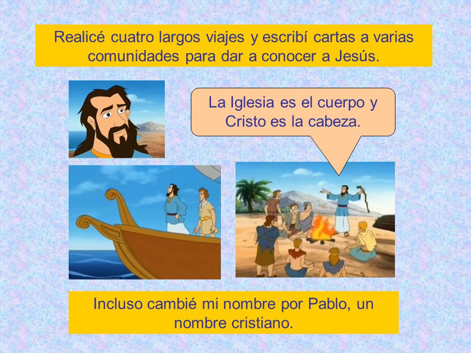 La Iglesia es el cuerpo y Cristo es la cabeza.