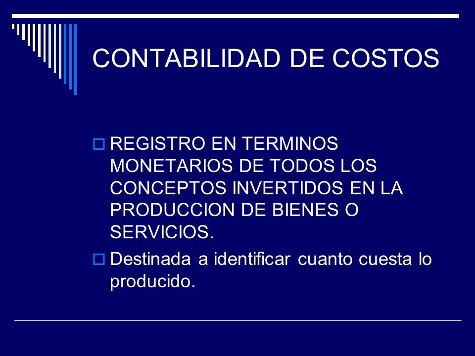 CONTABILIDAD DE COSTOS