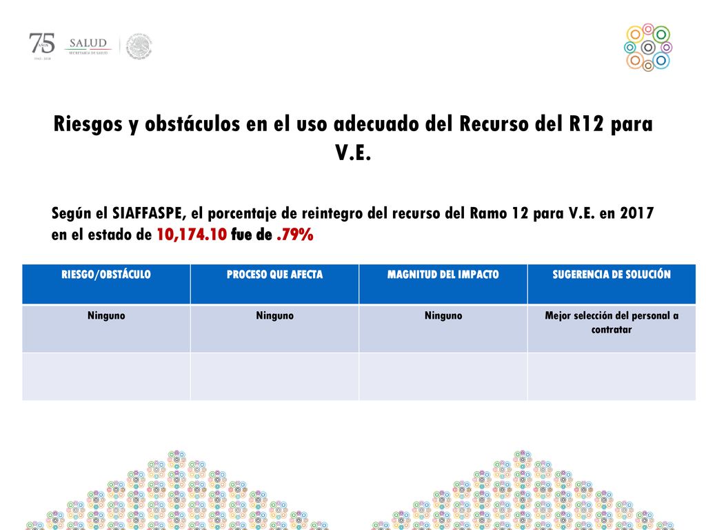 Riesgos y obstáculos en el uso adecuado del Recurso del R12 para V.E.