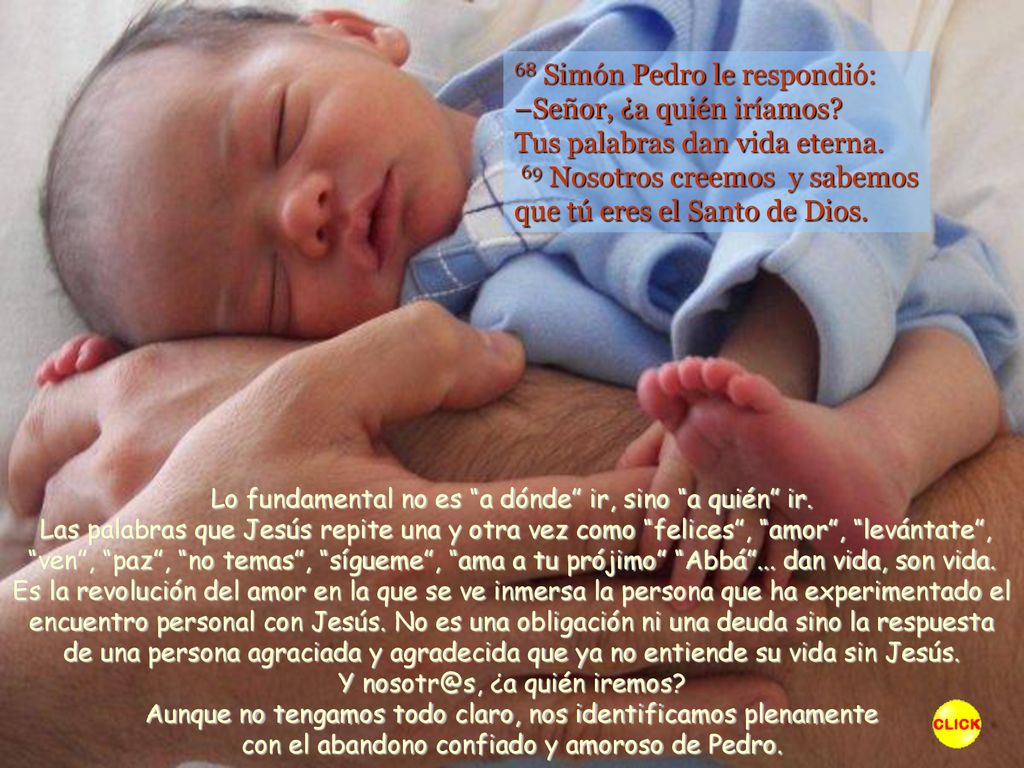 Lo fundamental no es a dónde ir, sino a quién ir.