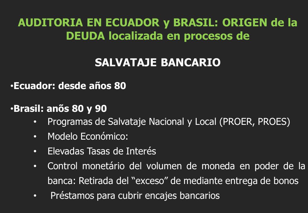ESTA É A PROVA DA VIABILIDADE POLÍTICA DA AUDITORIA DA DÍVIDA
