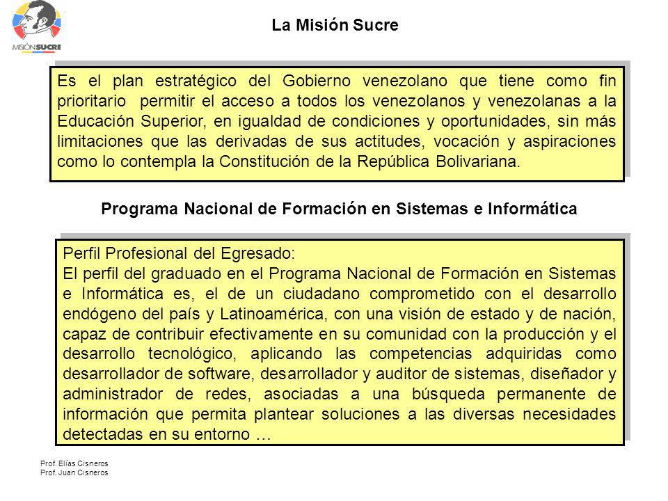 Programa Nacional de Formación en Sistemas e Informática