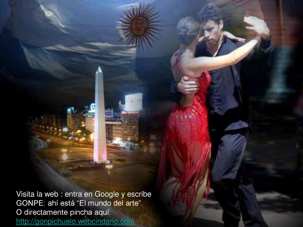 Visita la web : entra en Google y escribe GONPE: ahí está El mundo del arte .