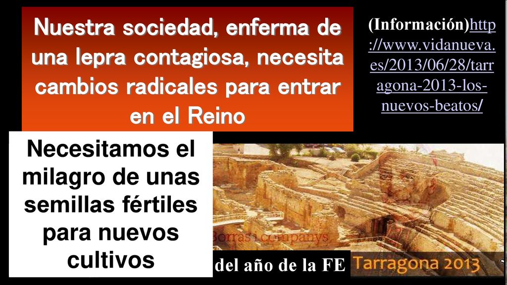 Necesitamos el milagro de unas semillas fértiles para nuevos cultivos