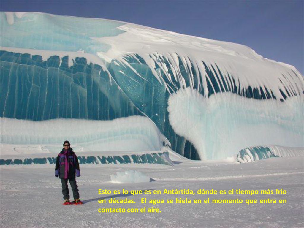 Esto es lo que es en Antártida, dónde es el tiempo más frío en décadas
