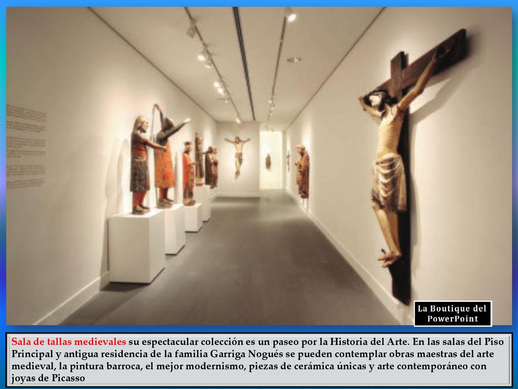 Sala de tallas medievales su espectacular colección es un paseo por la Historia del Arte.