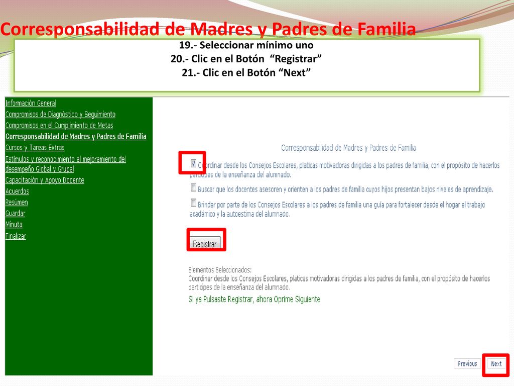 Corresponsabilidad de Madres y Padres de Familia