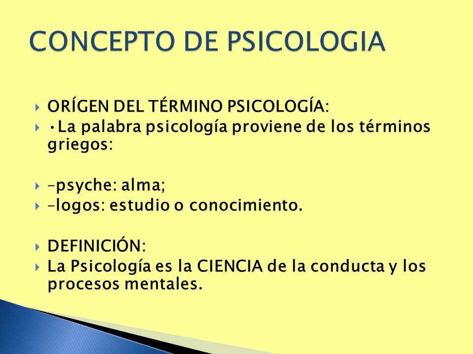 CONCEPTO DE PSICOLOGIA