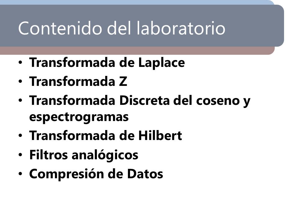 Contenido del laboratorio