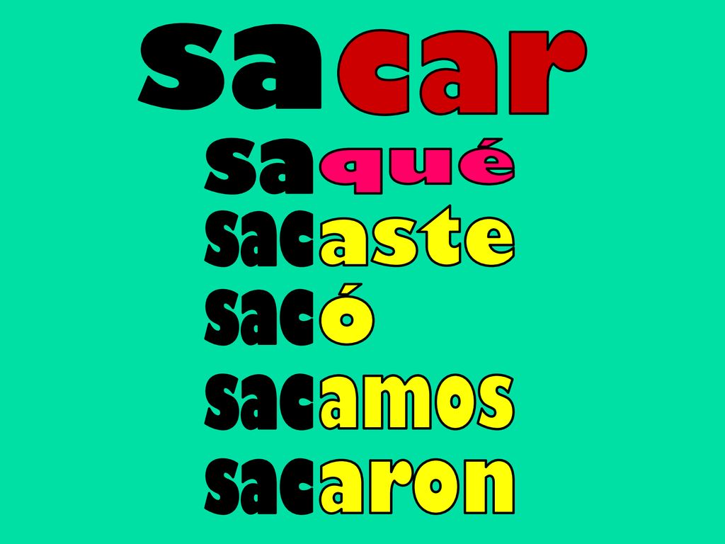 sa car sa qué sac aste sac ó sac amos sac aron
