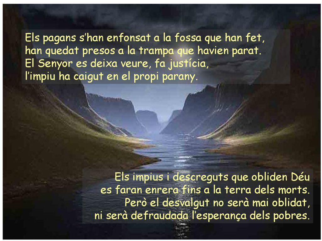 Els pagans s’han enfonsat a la fossa que han fet,