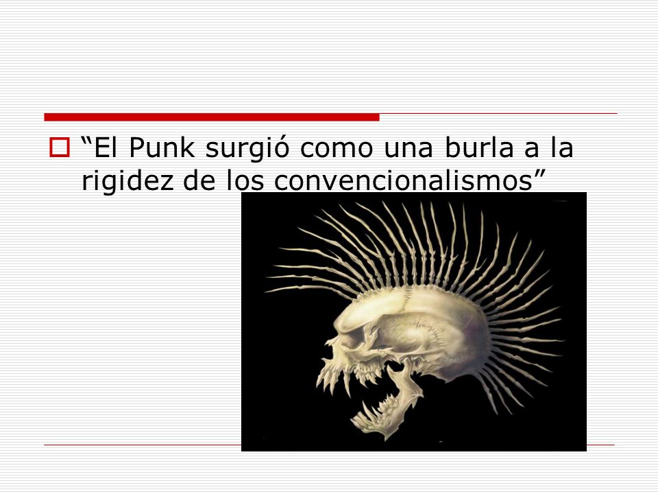 El Punk surgió como una burla a la rigidez de los convencionalismos