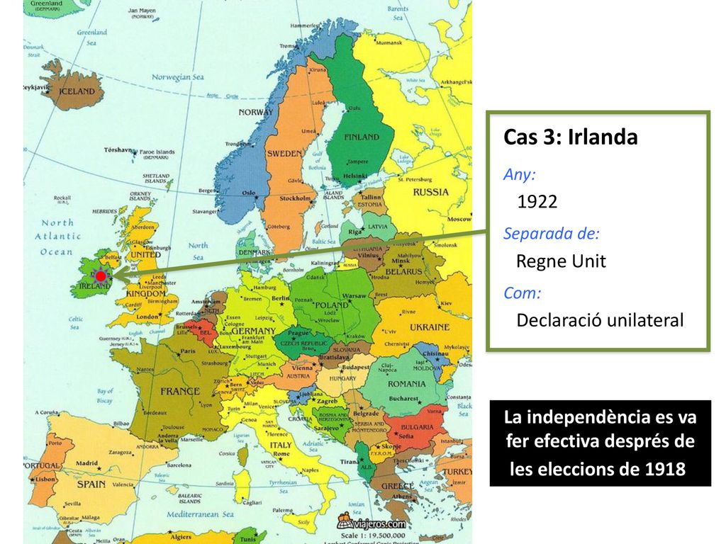 La independència es va fer efectiva després de les eleccions de 1918
