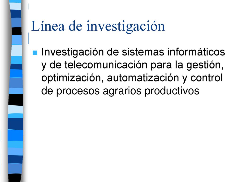 Línea de investigación