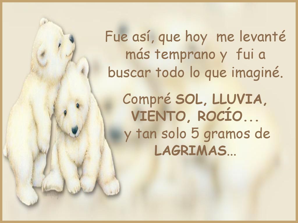 Fue así, que hoy me levanté más temprano y fui a