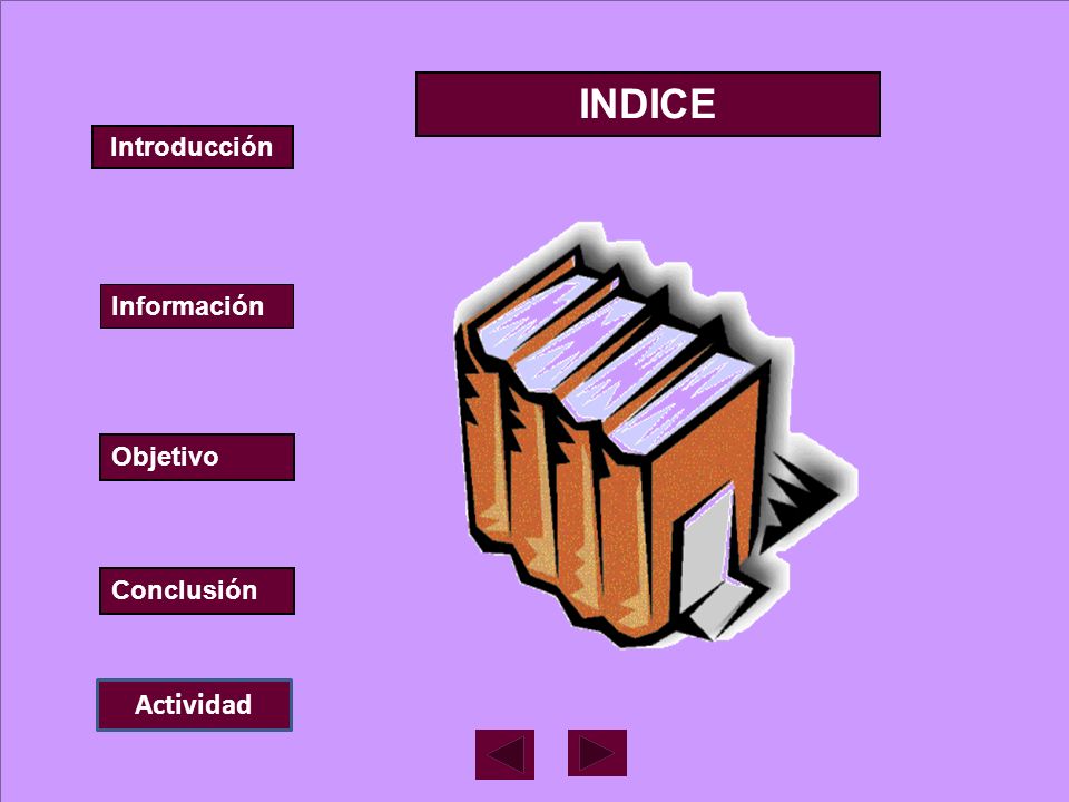 INDICE Introducción Información Objetivo Conclusión Actividad