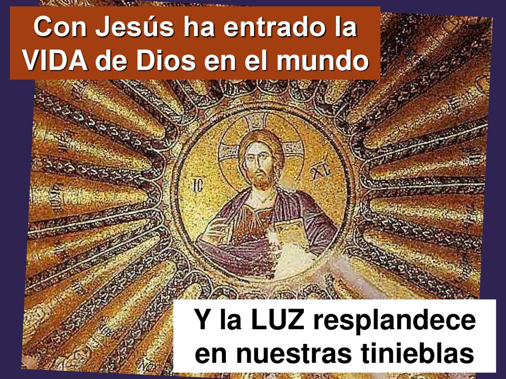 Con Jesús ha entrado la VIDA de Dios en el mundo