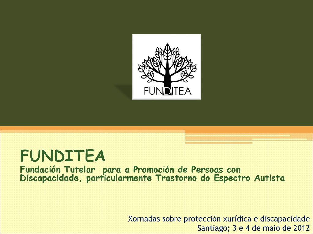 FUNDITEA Fundación Tutelar para a Promoción de Persoas con Discapacidade, particularmente Trastorno do Espectro Autista.