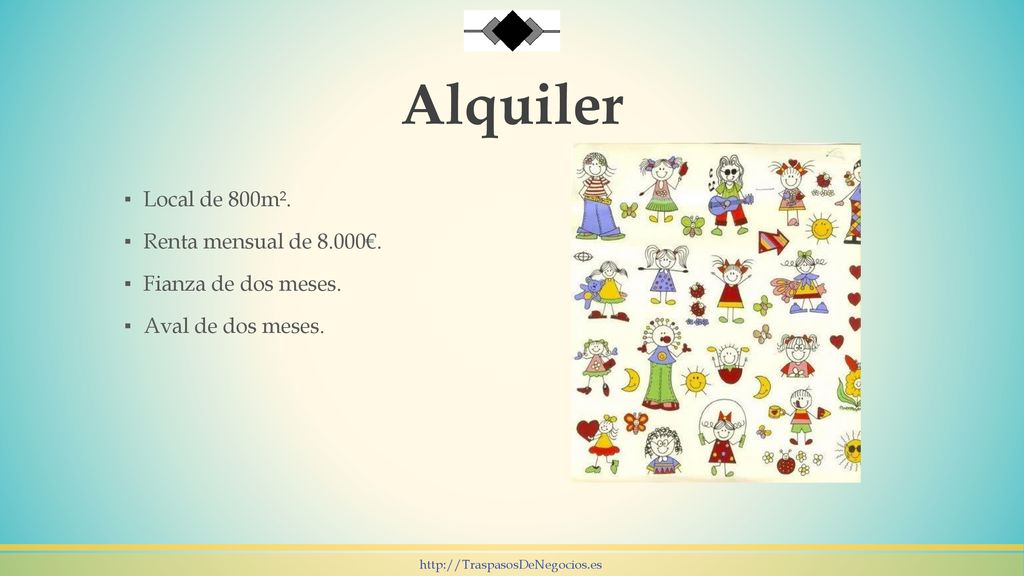 Alquiler Local de 800m². Renta mensual de 8.000€. Fianza de dos meses.