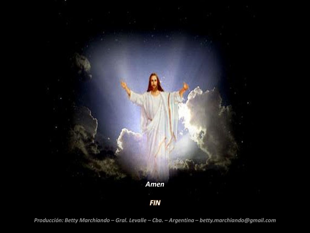Amen FIN. Producción: Betty Marchiando – Gral. Levalle – Cba.