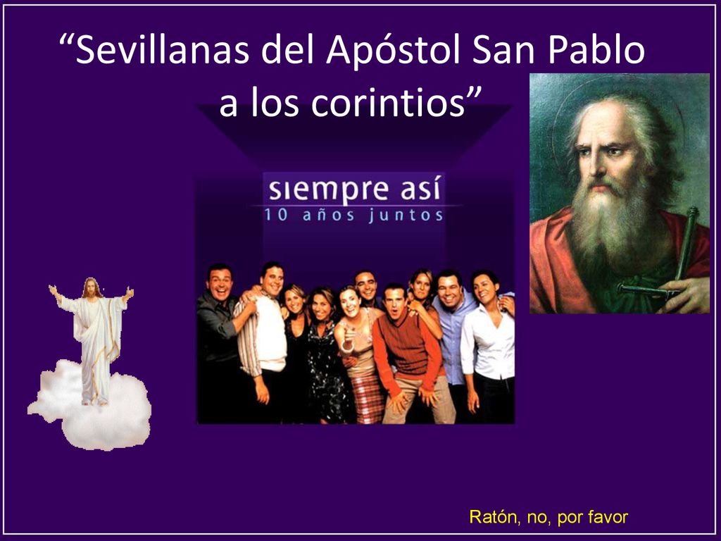 Sevillanas del Apóstol San Pablo a los corintios