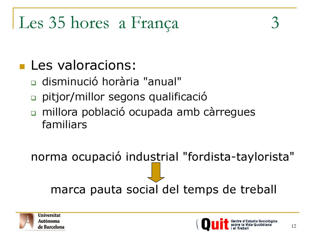Les 35 hores a França 3 Les valoracions: