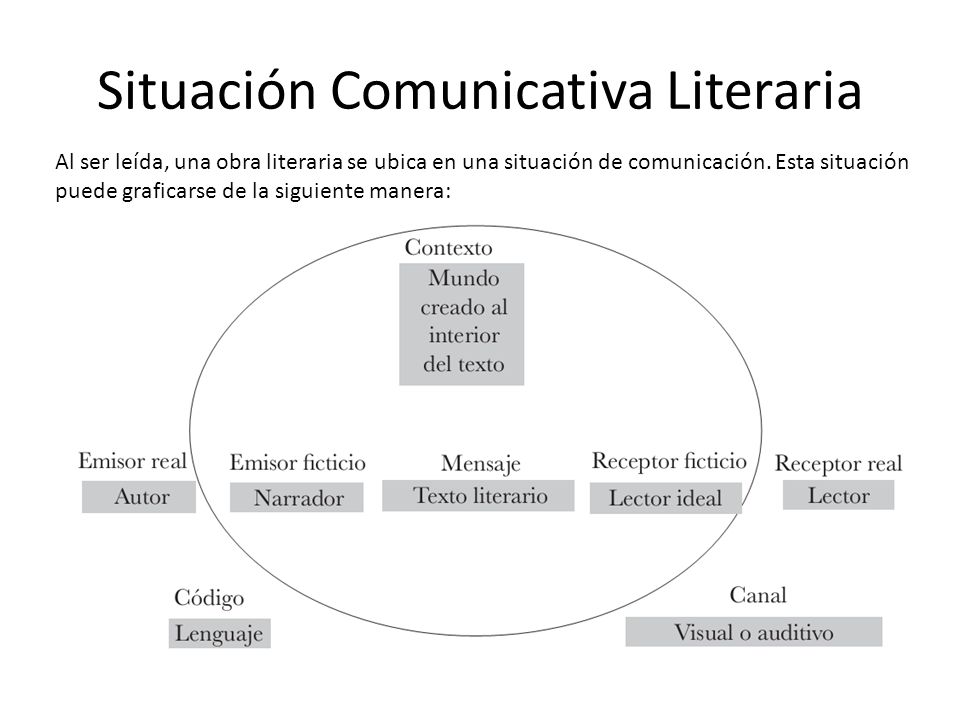 Situación Comunicativa Literaria