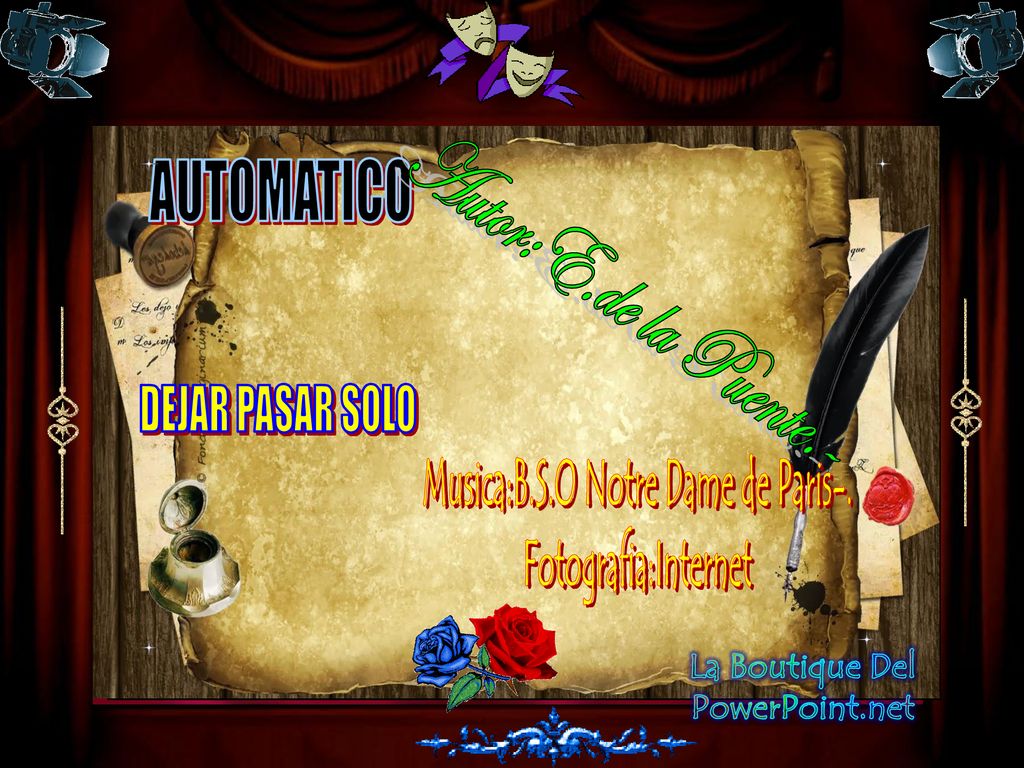 Musica:B.S.O Notre Dame de Paris-. La Boutique Del PowerPoint.net