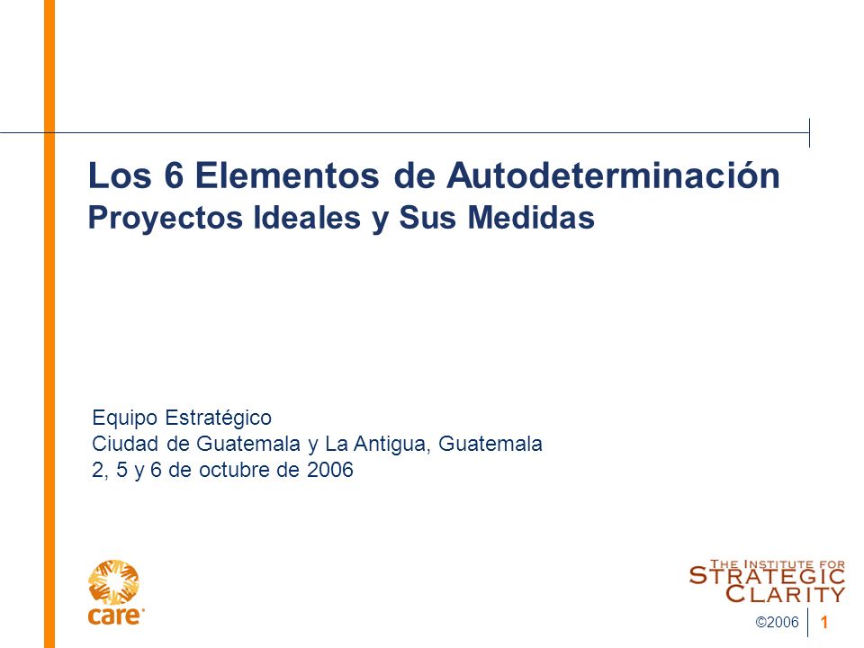 Los 6 Elementos de Autodeterminación Proyectos Ideales y Sus Medidas
