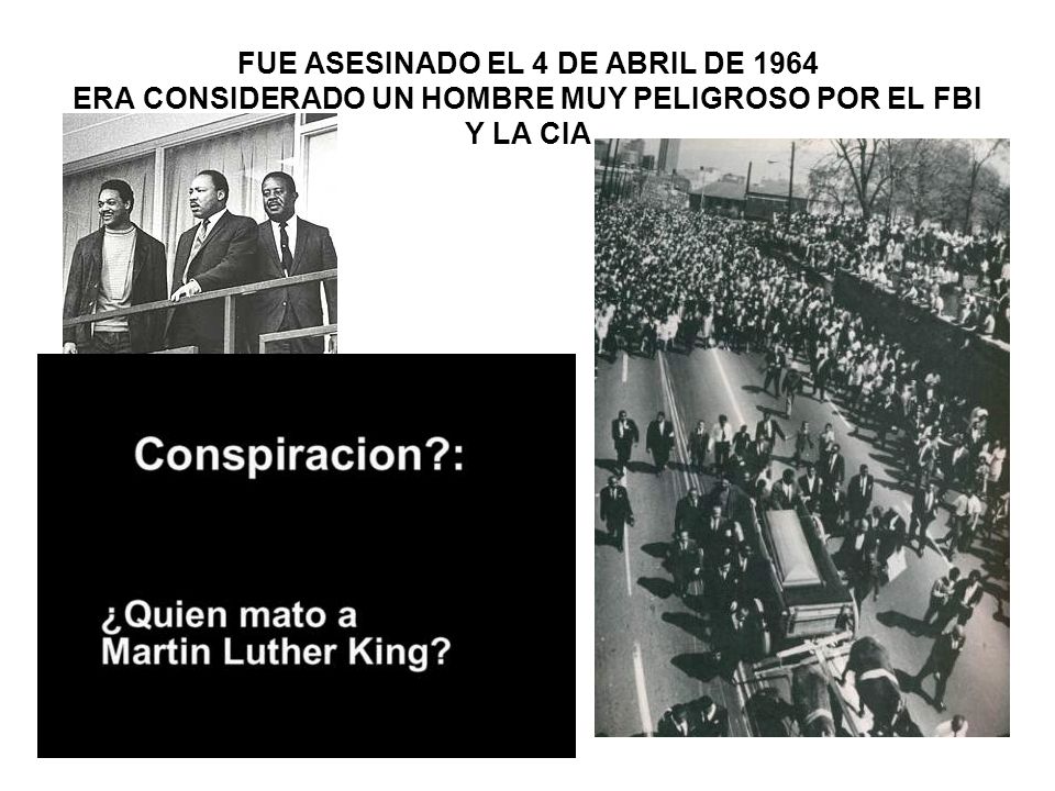 FUE ASESINADO EL 4 DE ABRIL DE 1964 ERA CONSIDERADO UN HOMBRE MUY PELIGROSO POR EL FBI Y LA CIA
