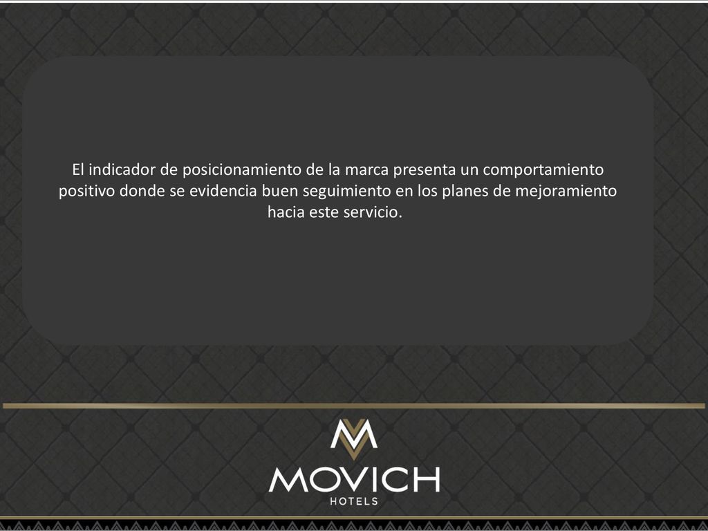 El indicador de posicionamiento de la marca presenta un comportamiento positivo donde se evidencia buen seguimiento en los planes de mejoramiento hacia este servicio.