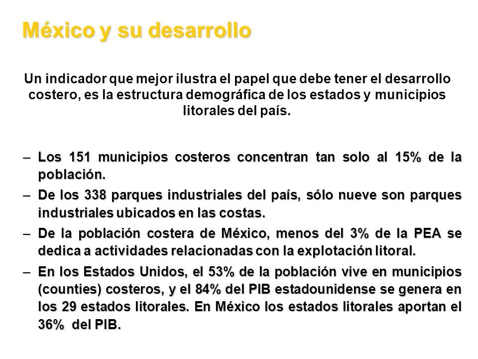 México y su desarrollo