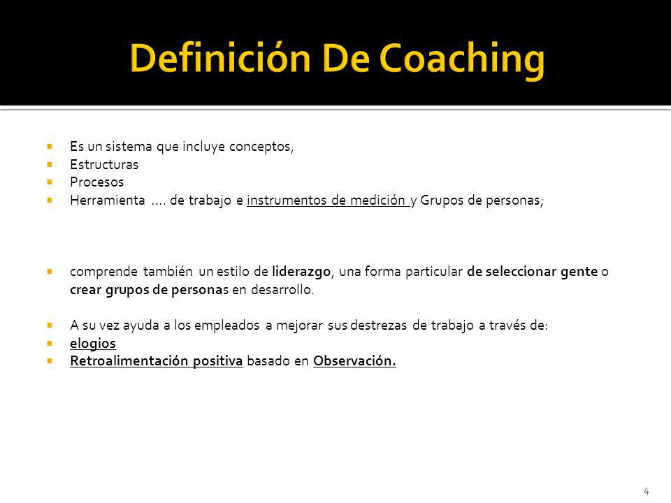 Definición De Coaching