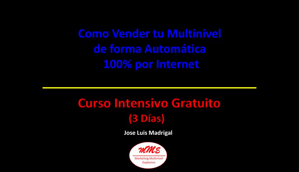 Como Vender tu Multinivel de forma Automática 100% por Internet