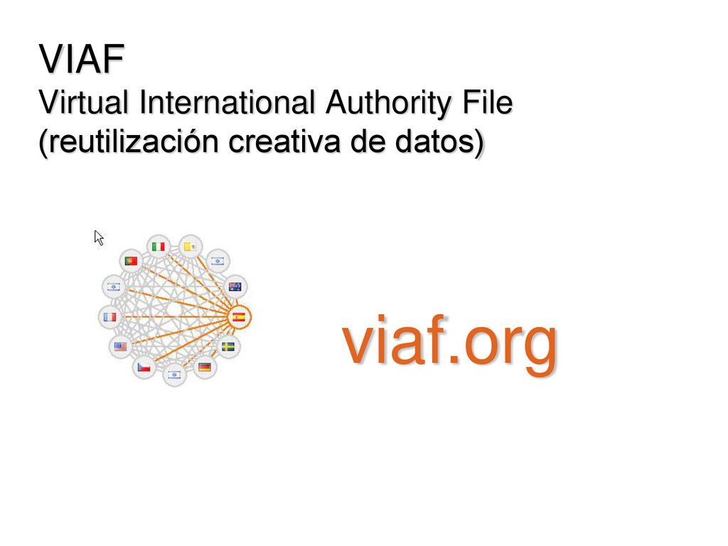 VIAF Virtual International Authority File (reutilización creativa de datos)
