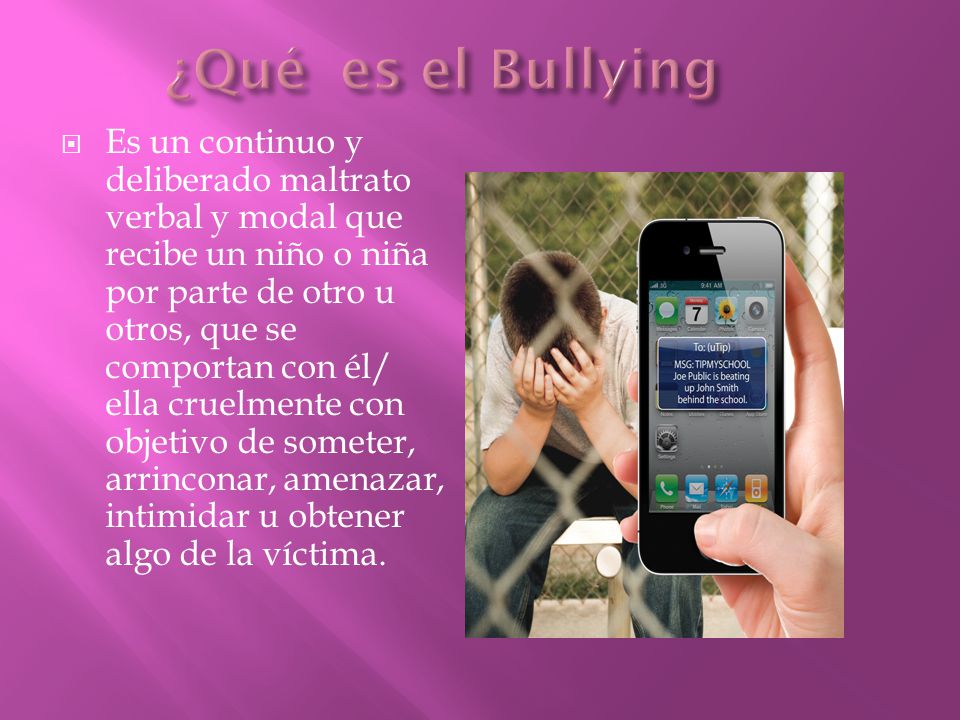 ¿Qué es el Bullying