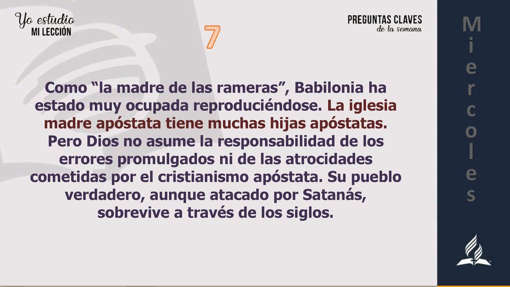Como la madre de las rameras , Babilonia ha estado muy ocupada reproduciéndose.